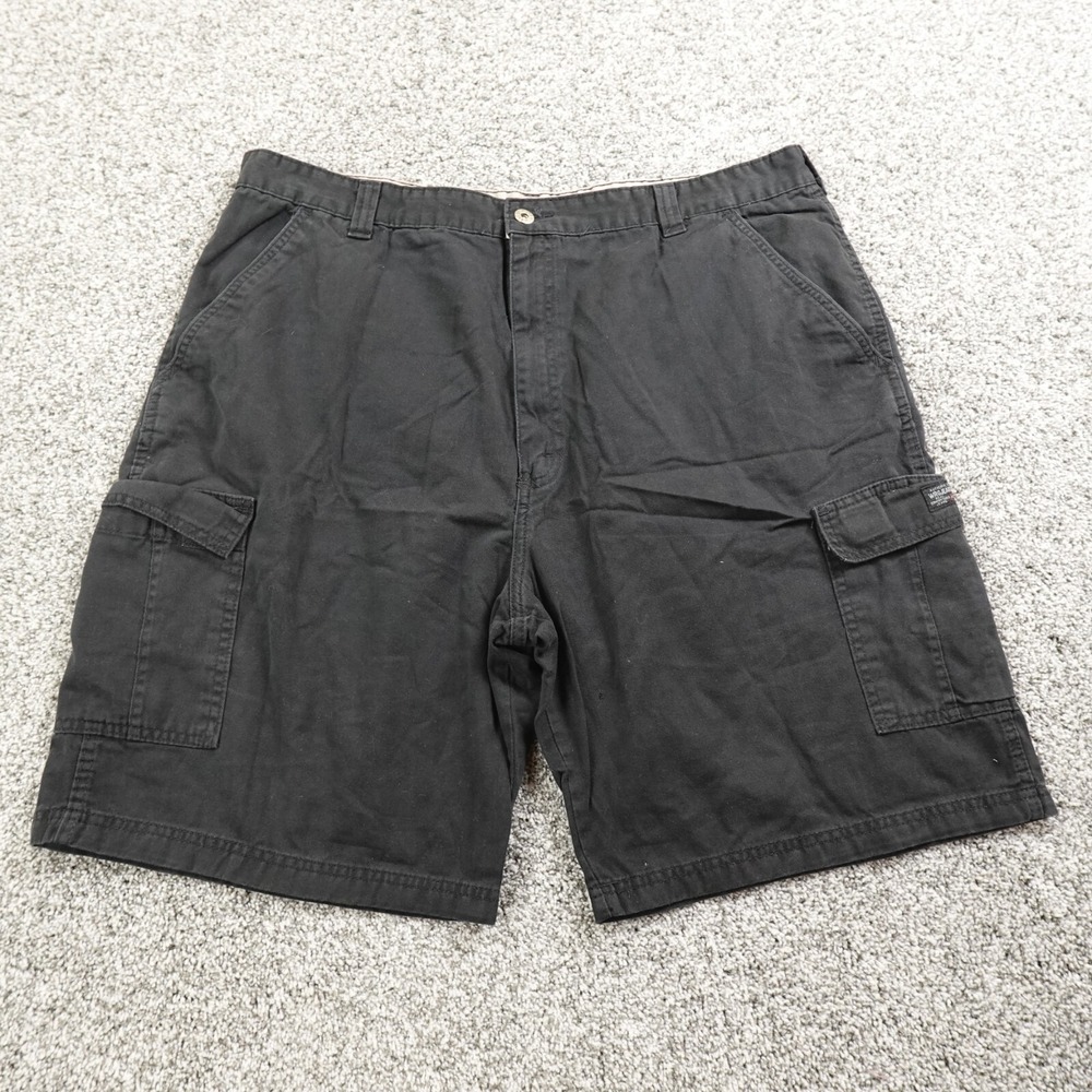 Wrangler Shorts Mens 40 Black Cargo Utility  Outdoor Hike Hiking Work Trail Trek